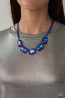 Paparazzi Emerald City Couture Necklace Blue