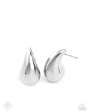 Paparazzi Raindrop Reveal Earrings Silver