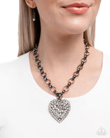 Paparazzi Heartfelt Havana Black Necklace