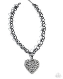 Paparazzi Heartfelt Havana Black Necklace