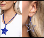 Paparazzi Stellar Selfie Necklace Blue