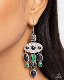 Paparazzi Inspired Interval Earrings Black