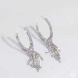 Paparazzi Jaw-Dropping Jubilee Earrings White