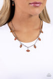 Paparazzi KISS the Mark Necklace Orange