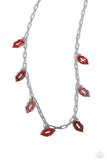 Paparazzi KISS the Mark Necklace Red