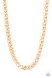 Paparazzi Knockout Champ Necklace Gold & Knock, Knock, KNOCKOUT Bracelet Gold