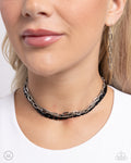 Paparazzi LAYER of the Year Necklace Black