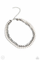 Paparazzi LAYER of the Year Necklace White