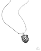 Paparazzi Leo Leader Necklace Silver (Unisex)