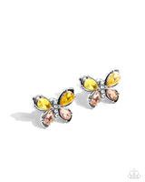 Paparazzi Live to FLIGHT Another Day Earrings Yellow