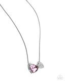 Paparazzi Lovely Couple Necklace Pink