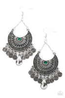 Paparazzi Lunar Allure Earrings Green