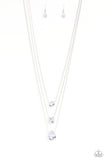 Paparazzi Lustrous Layers Necklace White