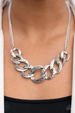 Paparazzi Bombshell Bling Necklace Silver