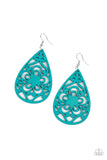 Paparazzi Marine Eden Earrings Blue