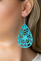 Paparazzi Marine Eden Earrings Blue