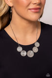 Paparazzi Medaled Mosaic Necklace White