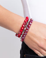 Paparazzi Memorable Makeover Bracelet Red