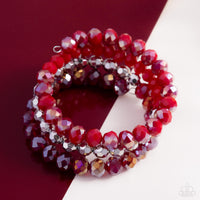 Paparazzi Memorable Makeover Bracelet Red