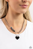 Paparazzi Mismatched Mayhem Necklace Black