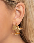 Paparazzi No WINGS Attached Earrings Gold