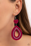 Paparazzi Now SEED Here Earrings Pink