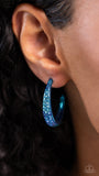 Paparazzi Obsessed with Ombré Earrings Blue