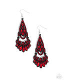 Paparazzi Opera Stage Earrings Red