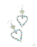 Paparazzi Parallel Passion Earrings Green