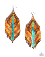 Paparazzi Paramount Pattern Earrings Multi