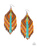 Paparazzi Paramount Pattern Earrings Multi