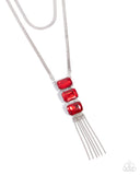 Paparazzi Passionate Pageantry Necklace Red