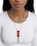 Paparazzi Passionate Pageantry Necklace Red