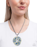 Paparazzi Peacock Patchwork Necklace Multi