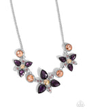 Paparazzi Perennial Promise Necklace Purple & Pushing Perfection Earrings Purple