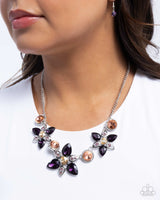 Paparazzi Perennial Promise Necklace Purple & Pushing Perfection Earrings Purple