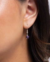 Paparazzi Perennial Promise Necklace Purple & Pushing Perfection Earrings Purple