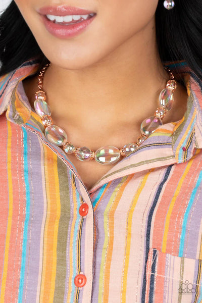 Paparazzi Prismatic Magic Necklace Copper