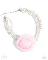 Paparazzi Radiant Rosette Necklace Pink