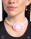 Paparazzi Radiant Rosette Necklace Pink