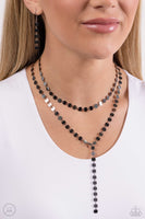 Paparazzi Reeling in Radiance Necklace Black