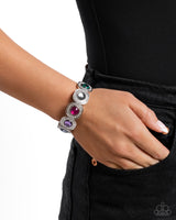 Paparazzi Treasure Chest Couture Necklace Multi & Reflective Relic Bracelet Multi