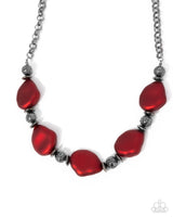 Paparazzi Refulgent Reformation Necklace Red