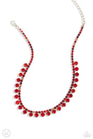 Paparazzi Ritzy Rhinestones Necklace Red