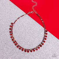 Paparazzi Ritzy Rhinestones Necklace Red
