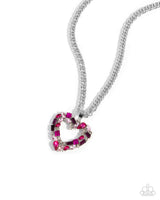 Paparazzi Romance is a Bonus Necklace Pink