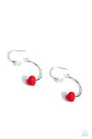 Paparazzi Romantic Representative Earrings Red