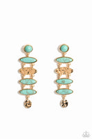 Paparazzi Rustic Reverie Earrings Blue