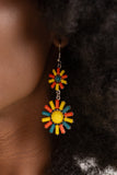 Paparazzi SUN and Fancy Free Necklace Yellow & SUN Wild Earrings Yellow