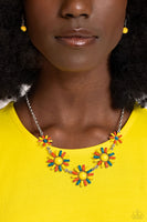 Paparazzi SUN and Fancy Free Necklace Yellow & SUN Wild Earrings Yellow